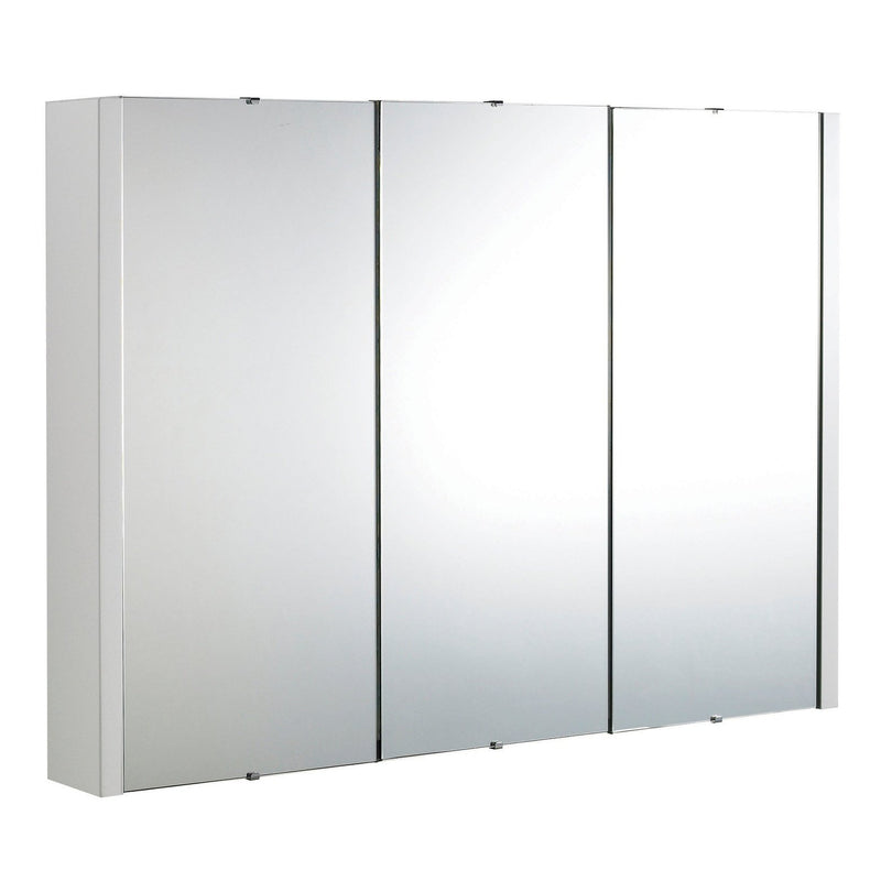 Lomond 900mm Mirror Cabinet - Gloss White