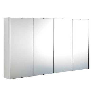 Lomond 1200mm Mirror Cabinet - Gloss White