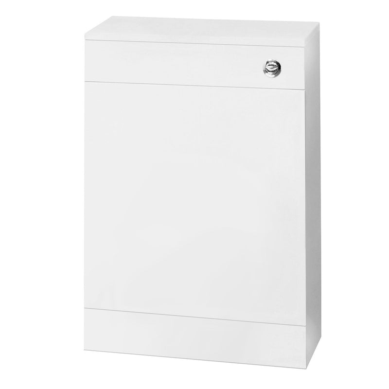 Nuie Mayford Cloakroom 500 x 202mm WC Unit With Concealed Cistern - White Gloss