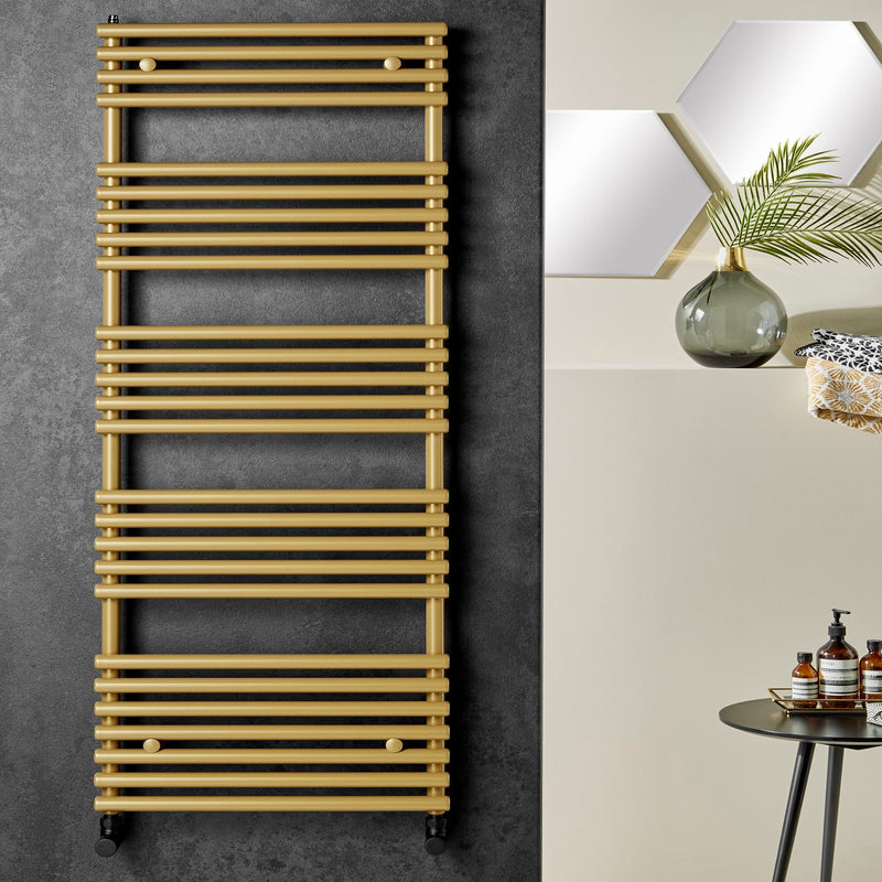 Lana Gold Look Heated Towel Radiator