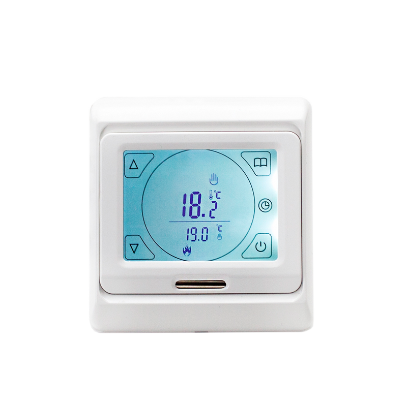 White Underfloor Heating Thermostat Control