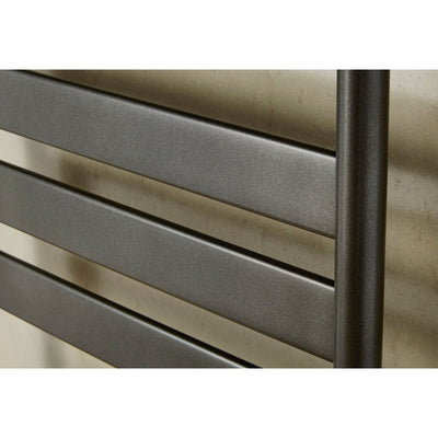 Moby Anthracite Dual Fuel Heated Towel Radiator