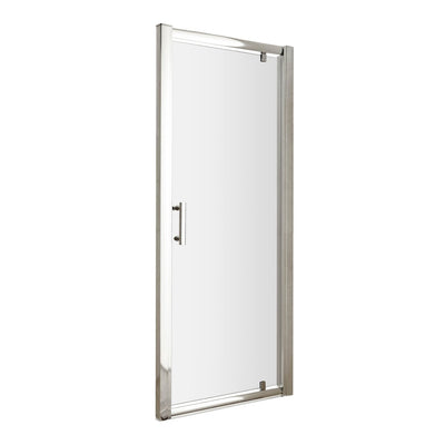 Nuie Pacific 6mm Chrome Pivot Shower Enclosure With Side Panel