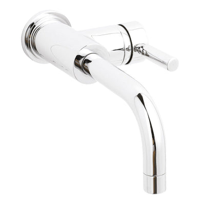 Hudson Reed Tec Lever Wall Mounted Side Action Basin Mixer - Chrome