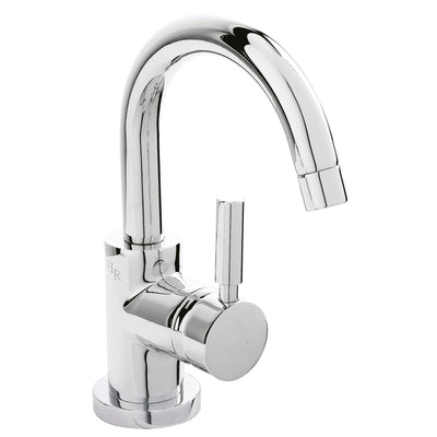 Hudson Reed Tec Lever Side Action Mini Basin Mixer With Waste - Chrome