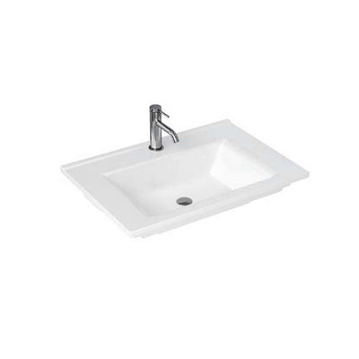 Britton Bathrooms Shoreditch 550mm Single Drawer Vanity Unit With Note Square Basin