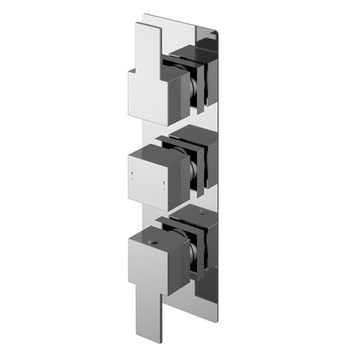 Howden 2 Outlet Concealed Thermostatic Valve With 3 Handles