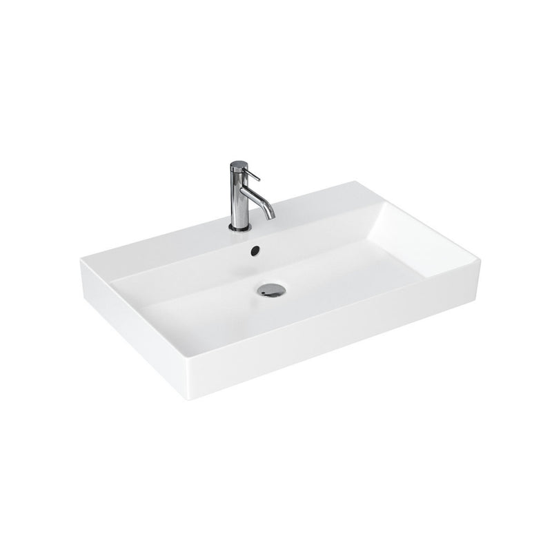 Britton Bathrooms Shoreditch Frame Basin 700mm With 1 Tap Hole
