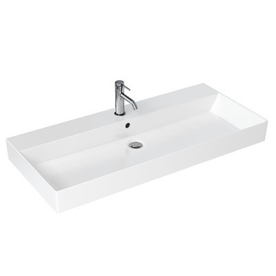 Britton Bathrooms Shoreditch Frame Basin 980mm With 1 Tap Hole