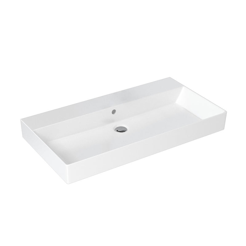 Britton Bathrooms Shoreditch Frame Basin 850mm With No Tap Hole