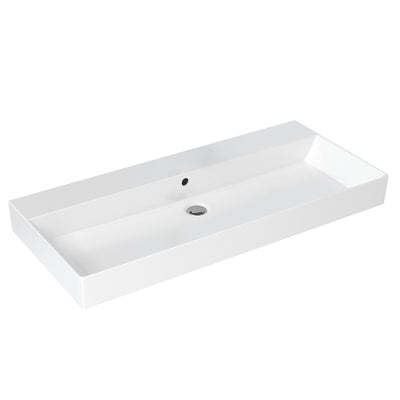 Britton Bathrooms Shoreditch Frame Basin 980mm With No Tap Hole