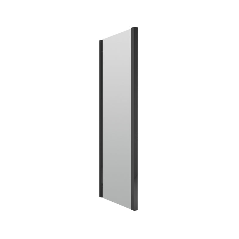 Nuie Rene 6mm Black Side Panel For Shower Door