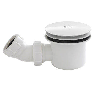 Nuie White Fast Flow Shower Tray Waste