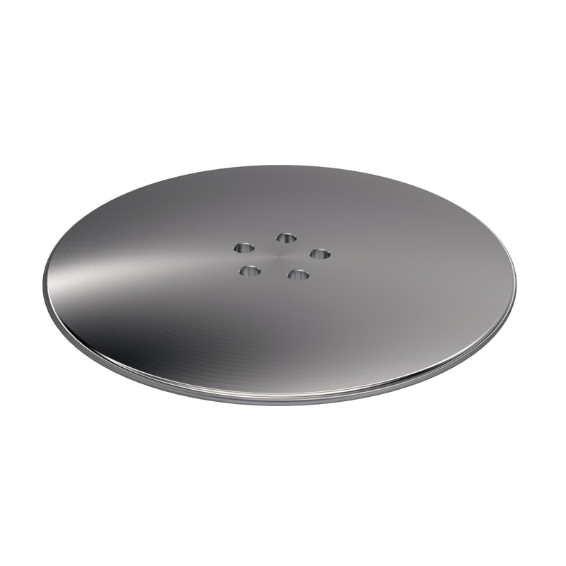 Nuie Fast Flow Shower Tray Waste - Brushed Gunmetal