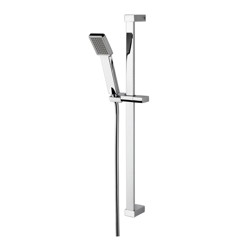 Cape Concealed Shower Package With Fixed Head & Rail Kit - Chrome