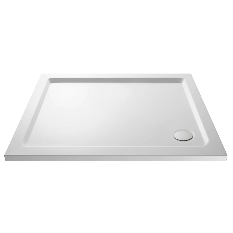 Stone Resin 40mm Rectangular Shower Tray & Waste 900 x 700mm