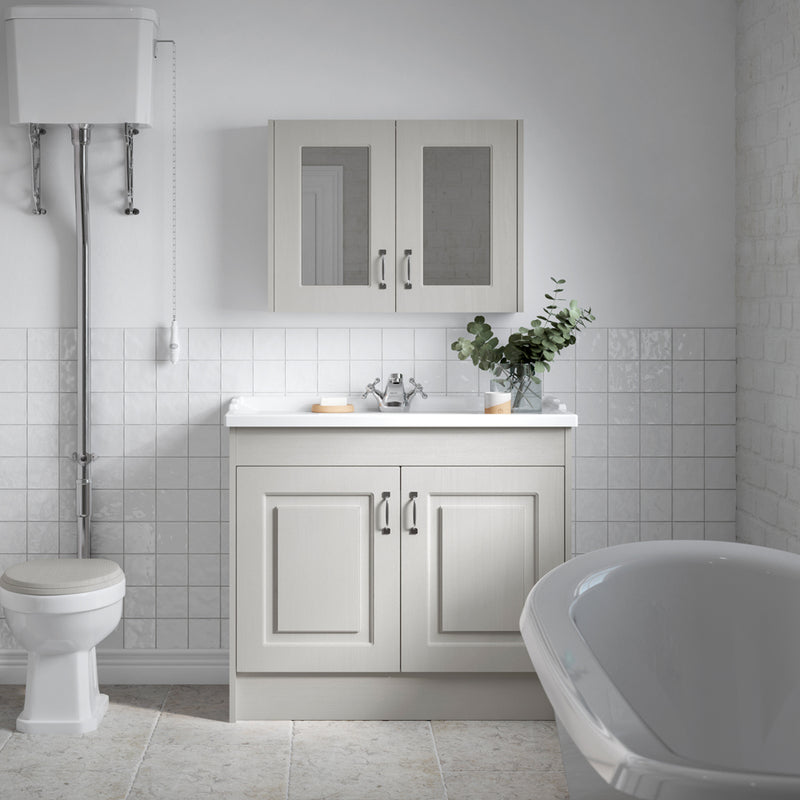 Abbey Bay Marlborough Soft Close Toilet Seat - White Ash